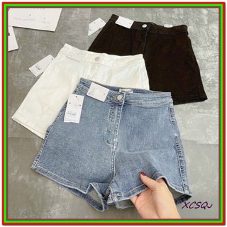 Quần short jean nữ chất giãn tốt nhiều màu, quần đùi jean nữ chất thun co giãn