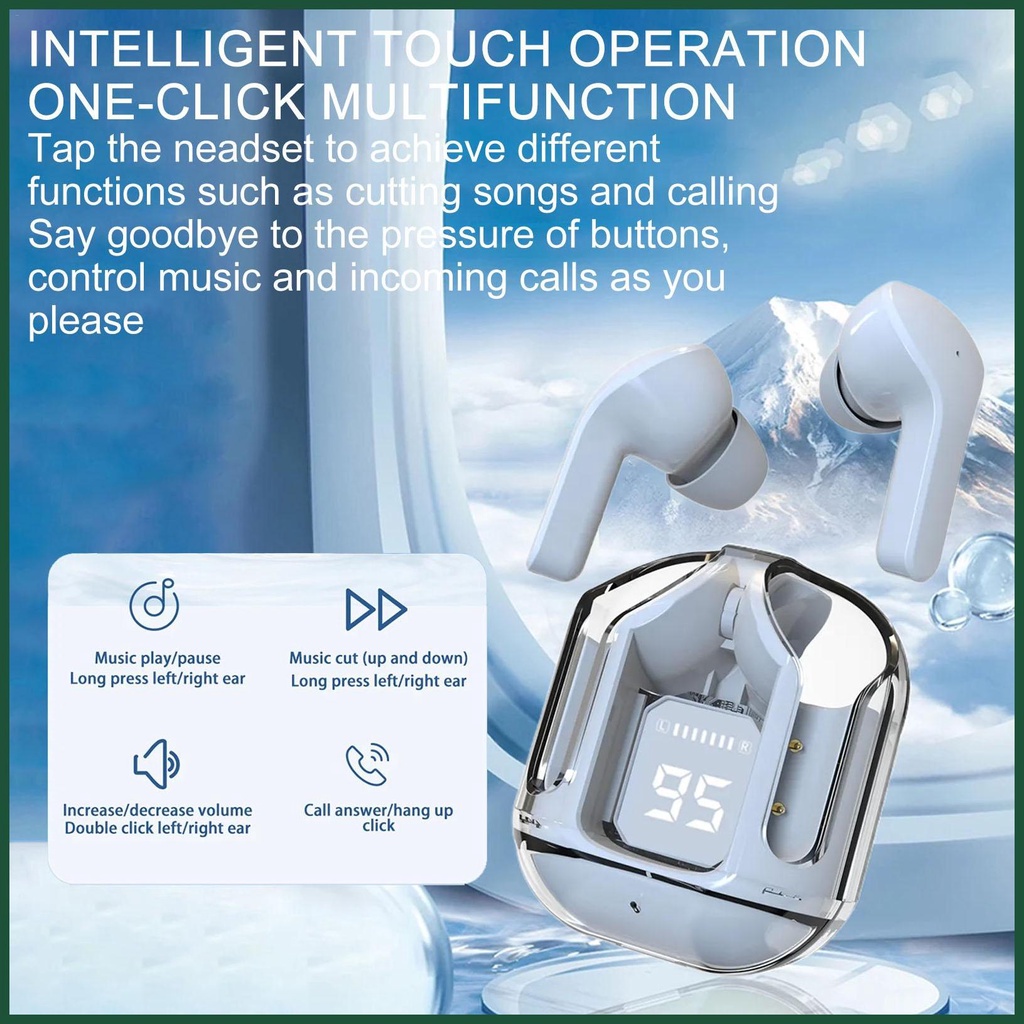 Tai Nghe Nhét Tai Thể Thao Không Dây Nhét Tai Âm Thanh Sống Động Đa Năng