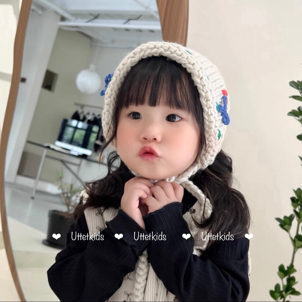 BĂNG ĐÔ LEN PHONG CÁCH HÀN QUỐC CHO BÉ GÁI MÙA THU ĐÔNG