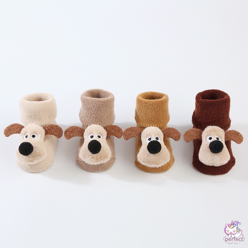 Đôi Vớ cotton Chống Trượt In Hoạt Hình Cho Bé Sơ Sinh