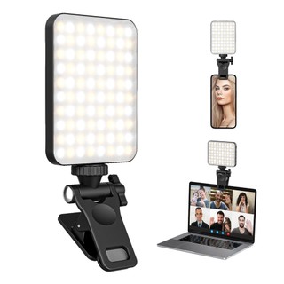 Đèn led Trợ Sáng selfie Cho Điện Thoại / Máy Tính Bảng Kèm Kẹp Trước Và Sau Tùy Chỉnh 3 Chế Độ Sáng s + 3