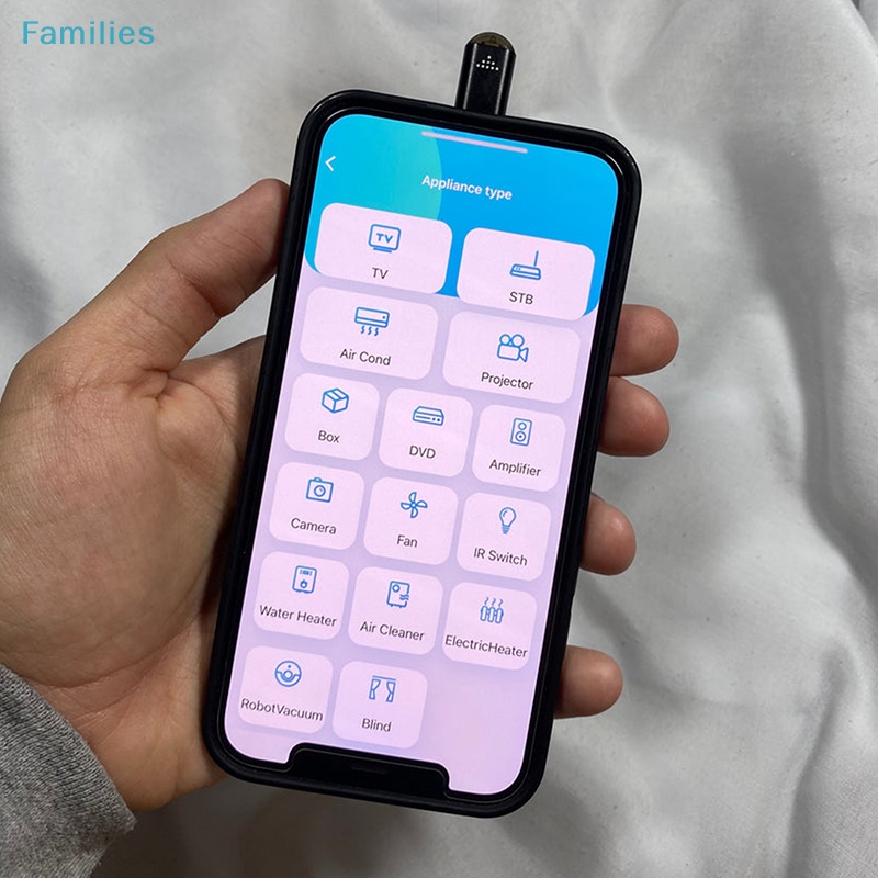 Điều Khiển Từ Xa Hồng Ngoại mini Thông Minh Cổng lightning type c Cho Điện Thoại Thông Minh / tv box Mới