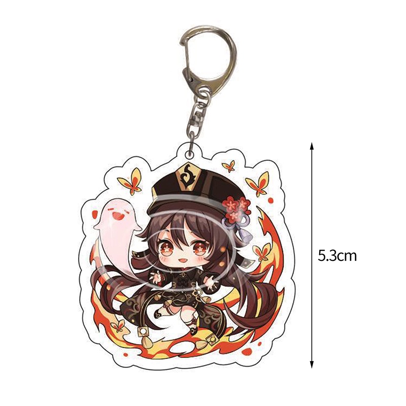 Kurong genshin Móc Khóa Nhân Vật anime Bằng acrylic