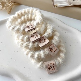 Dễ Thương Dây Cột Tóc Lông Nhung Độ Co Giãn Cao Phong Cách Hàn Quốc