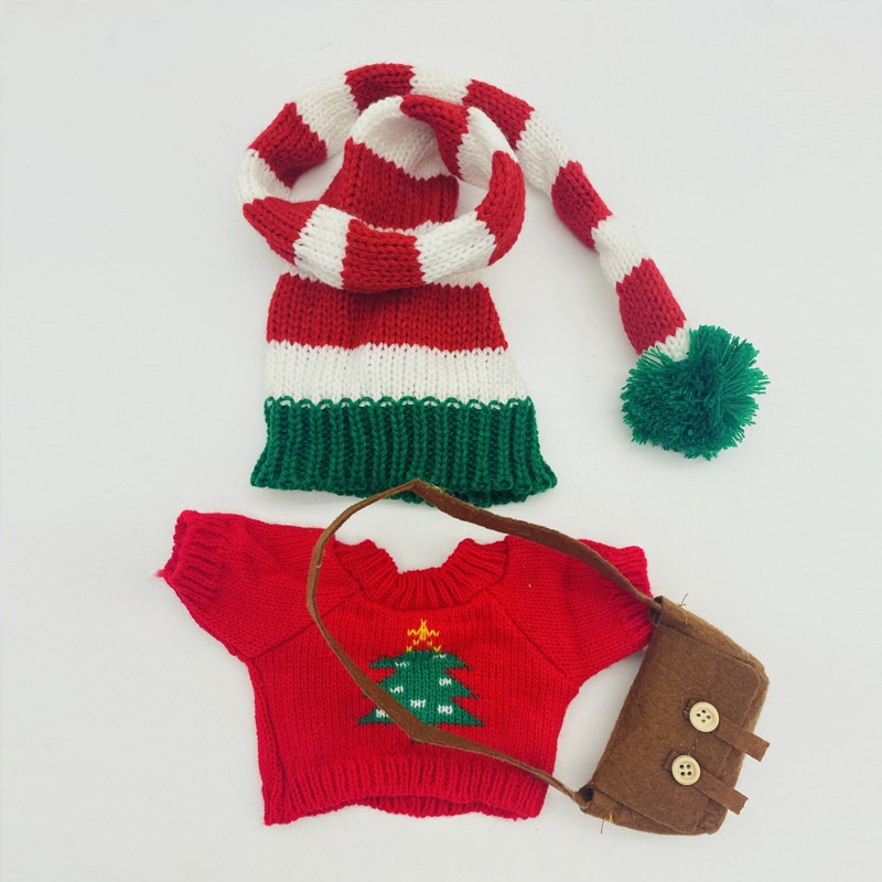 Mới Bộ Quần Áo Giáng Sinh Cho Búp Bê 30cm