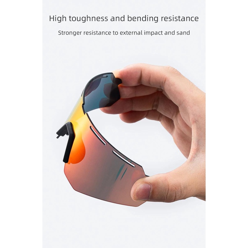 Rockbros Kính Mát Phân Cực 4lenses Thể Thao Ngoài Trời Cho Nam Và Nữ