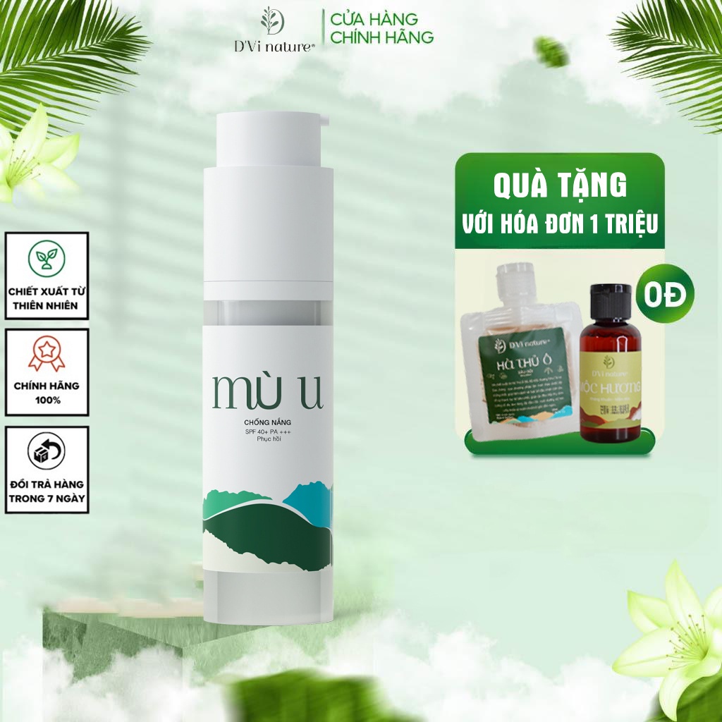 Kem Chống Nắng Mù U D’Vi Nature