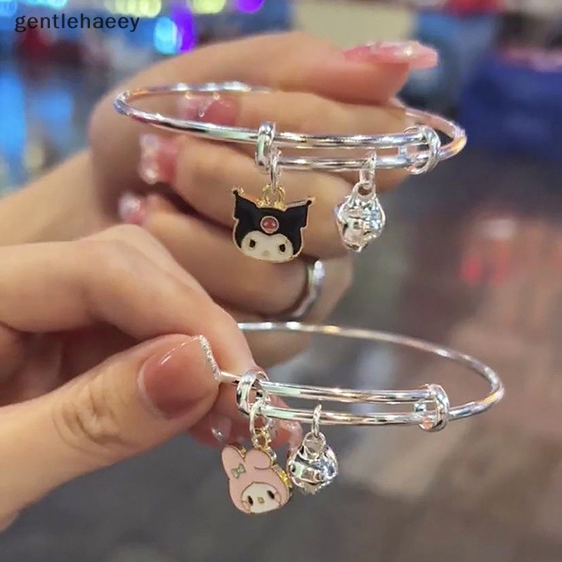 Gent Vòng Đeo Tay sanrio Dễ Thương Có Chuông Chữ fu Đơn Giản Thời Trang Làm Quà Tặng Trang Sức Cho Cặp Đôi Bé Gái