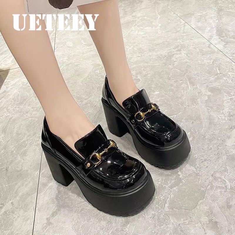 UETEEY  giày búp bê Mary Jane Lolita Đế da mềm đế êm thời trang Nhẹ nhàng Sang trọng Tự tin Điểm nhấn Tiện lợi FLF23B0PXB 46Z231118