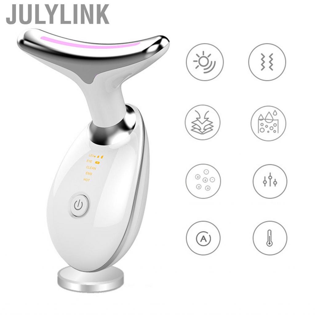 Julylink Face Neck Skin Beauty Device  Lifting  Deep Cleansing High Frequency  Wave for Outdoors