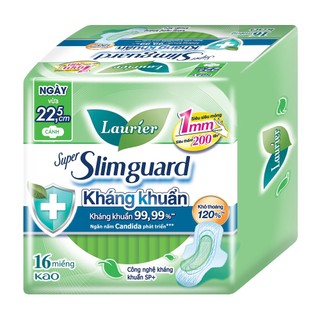 Quà Tặng Không Bán - Băng vệ sinh Laurier siêu mỏng 1mm 22.5cm 16 miếng (ngẫu nhiên)