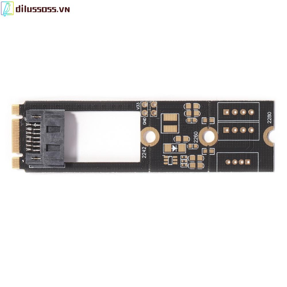 Thẻ Chuyển Đổi Phím m.2 b-m Sang sata3.0 7 pin Cho 2242 2260 2280 sdd