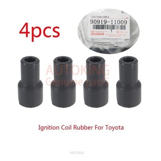Bộ 4 Nút Cao Su Bọc Bugi Đánh Lửa Cho Xe Hơi toyota innova avanza yaris vios terios rush Xenon camry harrier altis [90919 11009]