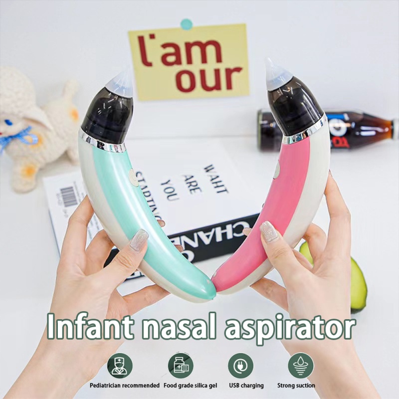 Máy hút mũi Little Bees phù hợp với trẻ sơ sinh, 5 cấp độ hút rất sạch và không gây đau