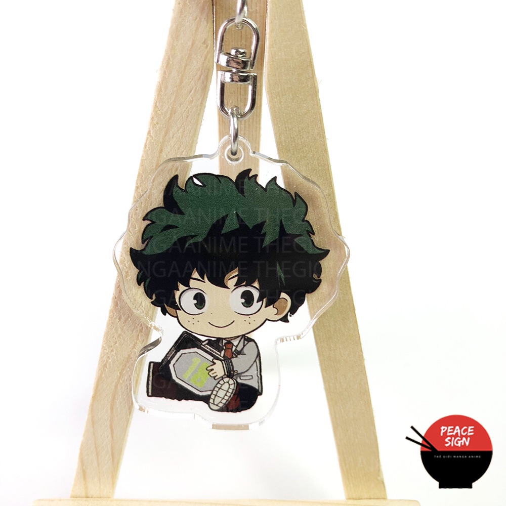 Móc khóa BOKU NO HERO ACADEMIA ver NGỒI Học Viện Anh Hùng anime chibi