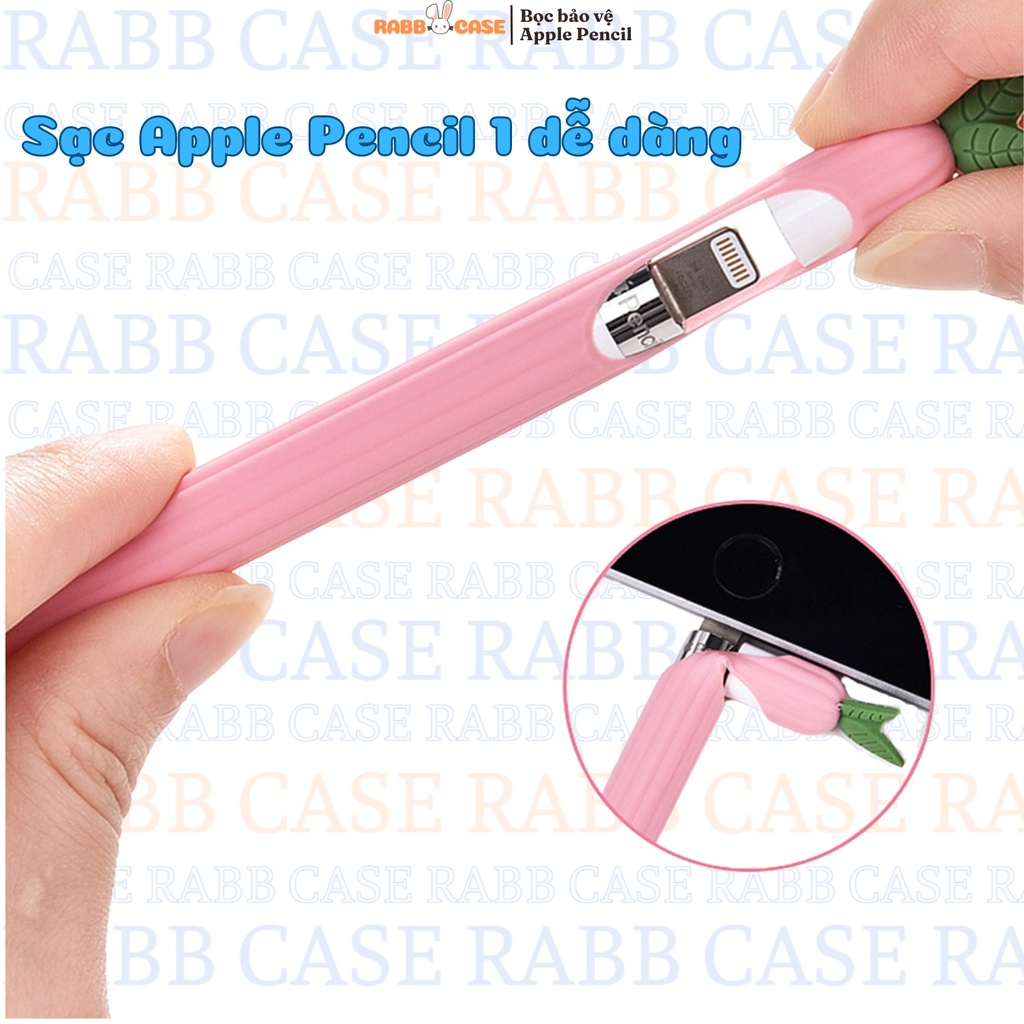 Bọc Silicon 2 lá cho Apple Pen