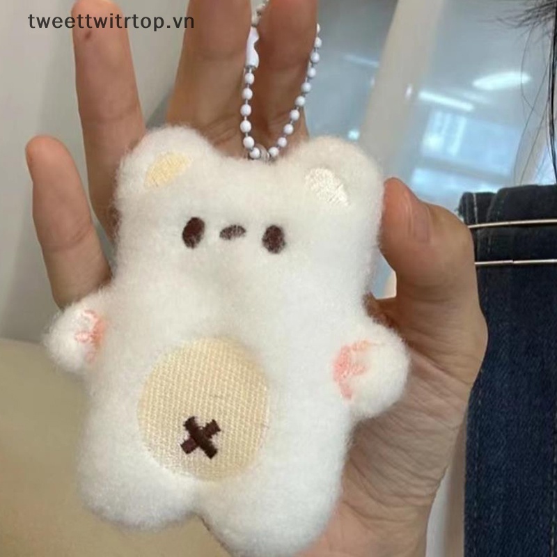 Móc Khóa Gấu Bông Mềm Mại Dễ Thương Cho Nữ