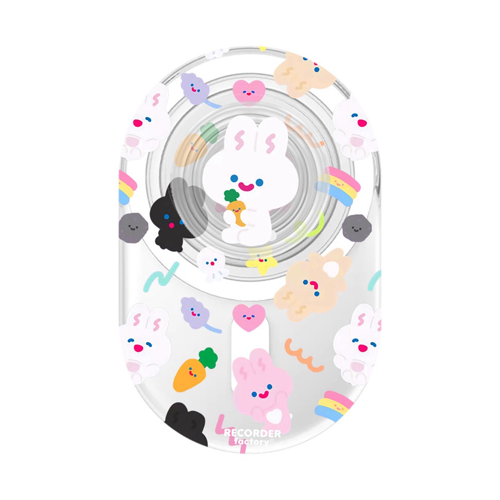 Giá Đỡ Điện Thoại / Máy Tính Bảng Bằng pc Họa Tiết Thỏ Hoạt Hình Dễ Thương