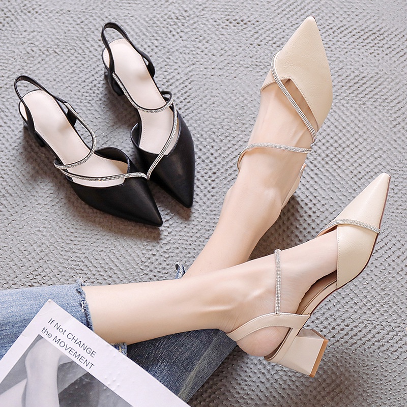 Giày cao gót mũi nhọn thời trang cá tính cho nữ