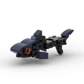 Đồ Chơi Lắp Ráp robot Cá Mập mecha moc mini