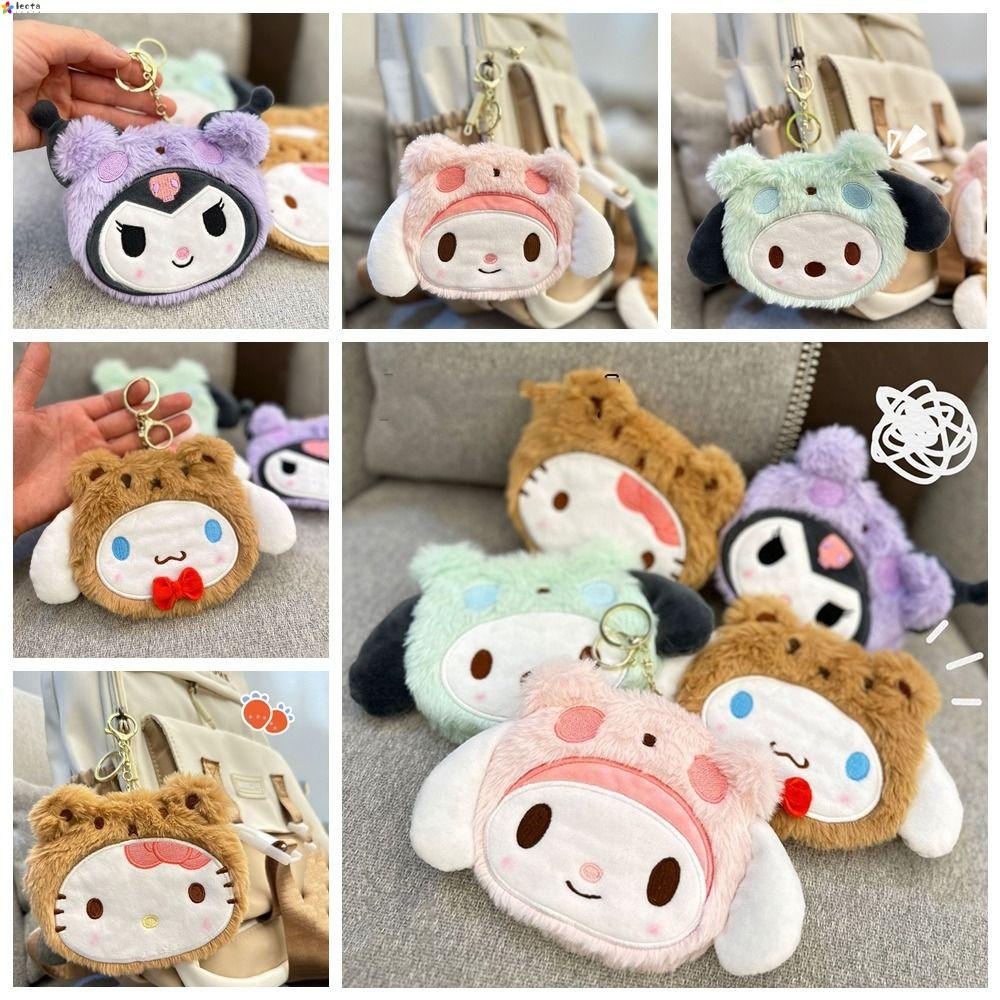 Leota Ví Bông Đựng Tiền Xu Hình Động Vật Hoạt Hình melody Đáng Yêu Cho Nữ