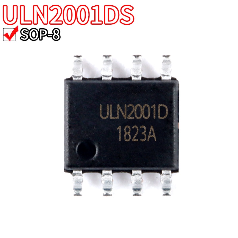 20 CHIẾC ULN2001 ULN2001D ULN2001DS chip SOP8 ổ đĩa rơle ba kênh IC chip