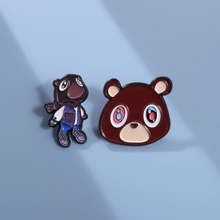 Ghim Cài Áo Hình Ca Sĩ kanye west nas good Musicenamel