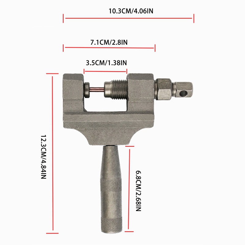 Dụng Cụ Tháo Xích Xe Máy 2 Pin Kích Thước 420 428 530