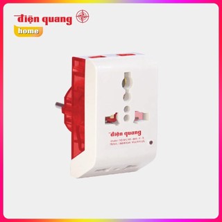 Phích cắm chuyển đa năng, phích cắm chuyển 3 chấu sang 2 chấu điện quang đq epc nk-803-k