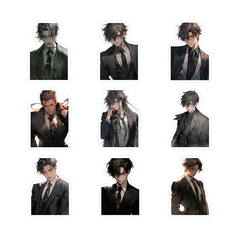 Bộ 60 Miếng Dán Trang Trí Mũ Bảo Hiểm / Bút Chì Họa Tiết Hoạt Hình graffiti Độc Đáo