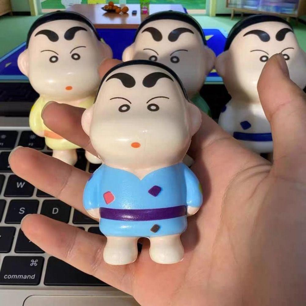 Mmluck Đồ Chơi Bóp Phục Hồi Chậm Làm Từ pu Hình Cậu Bé Bút Chì shin-chan Dễ Thương Dùng Làm Quà Tặng Sinh Nhật