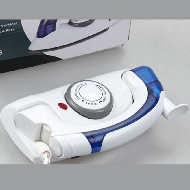 Bàn Ủi Hơi Nước Hàng Chính Hãng - Bàn Là Hơi Nước Du Lịch Mini Hetian Travel Iron Gấp Gọn Có Thể Mang Đi Du Lịch KNY