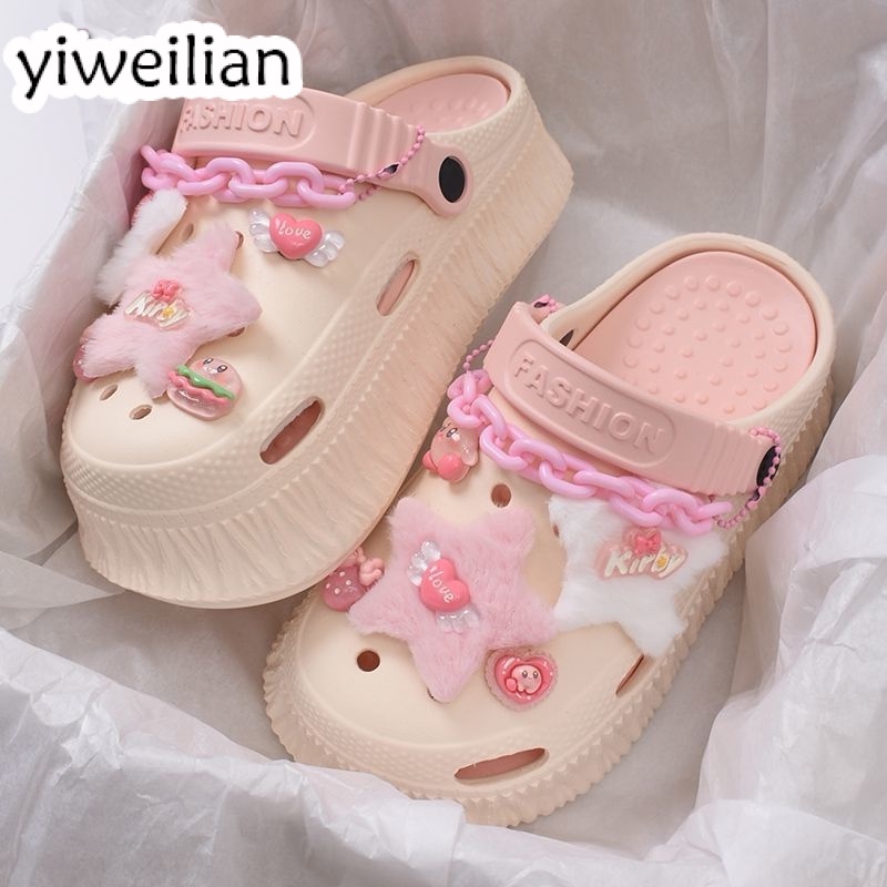 YIWEILIAN dép cross chống trơn trượt thời trang đi chơi cá tính dành cho nữ 41Z231009 FBT2392W6U