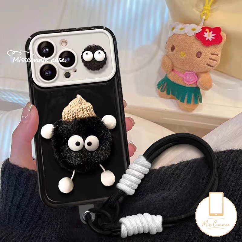 Hoạt Hình Ốp Điện Thoại Gắn Búp Bê 3d Cho iphone 11 pro max xr 7plus 14 15 13 12 pro max 8 6 7 6s 15 plus x xs max se 2020