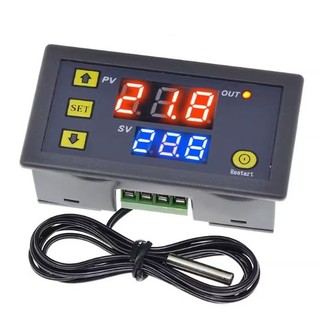 Bộ Điều Khiển Nhiệt Độ Có Đèn LED W3230 12V 24V AC110-220V 20A Với Màn Hình Hiển Thị Nhiệt Độ / Nhiệt Độ