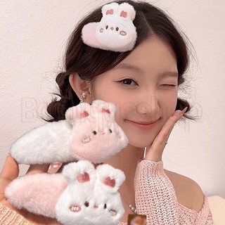 Kẹp tóc thỏ / kẹp tóc lông xù / kẹp tóc trang trí hình gấu teddy hoạt hình dễ thương ngọt ngào