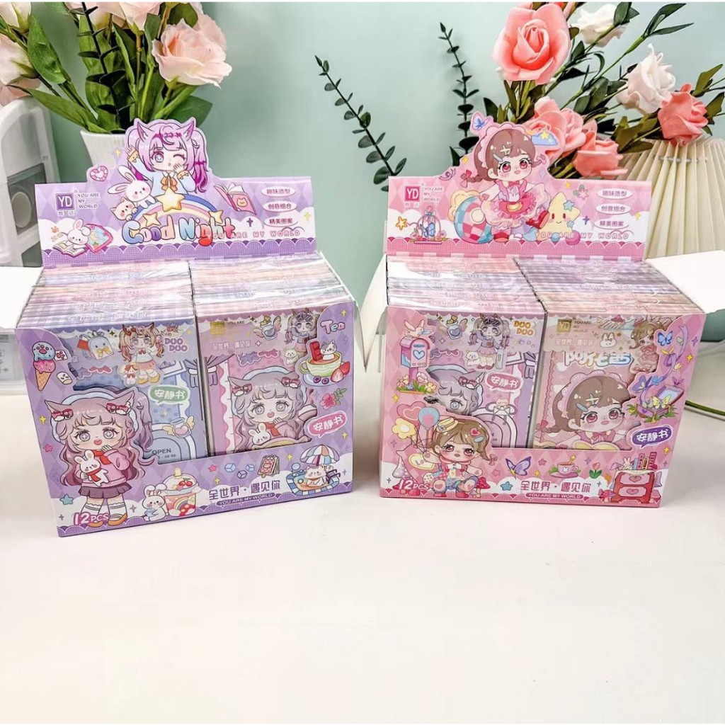 Đồ Chơi Sách Thủ Công công chúa có kèm hộp Hoạt Hình Sáng Tạo Cho Trẻ Em - đồ chơi tự làm