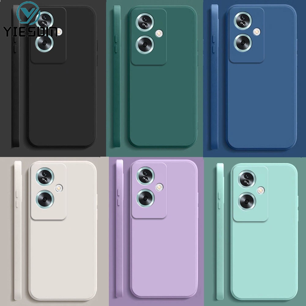 Ốp Lưng Cho OPPO A79 5G Màu Trơn Siêu Mỏng Mờ Silicon Mềm TPU Ốp Lưng Điện Thoại OPPO A79 5G