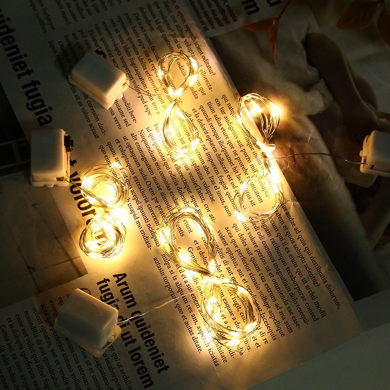 Dây Đèn led Hình Hoa Hồng Trang Trí Tiệc Sinh Nhật / Cắm Trại / Sự Kiện