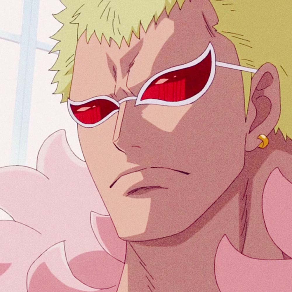 Kính râm One Piece Donquixote Doflamingo Anime Cosplay Kính