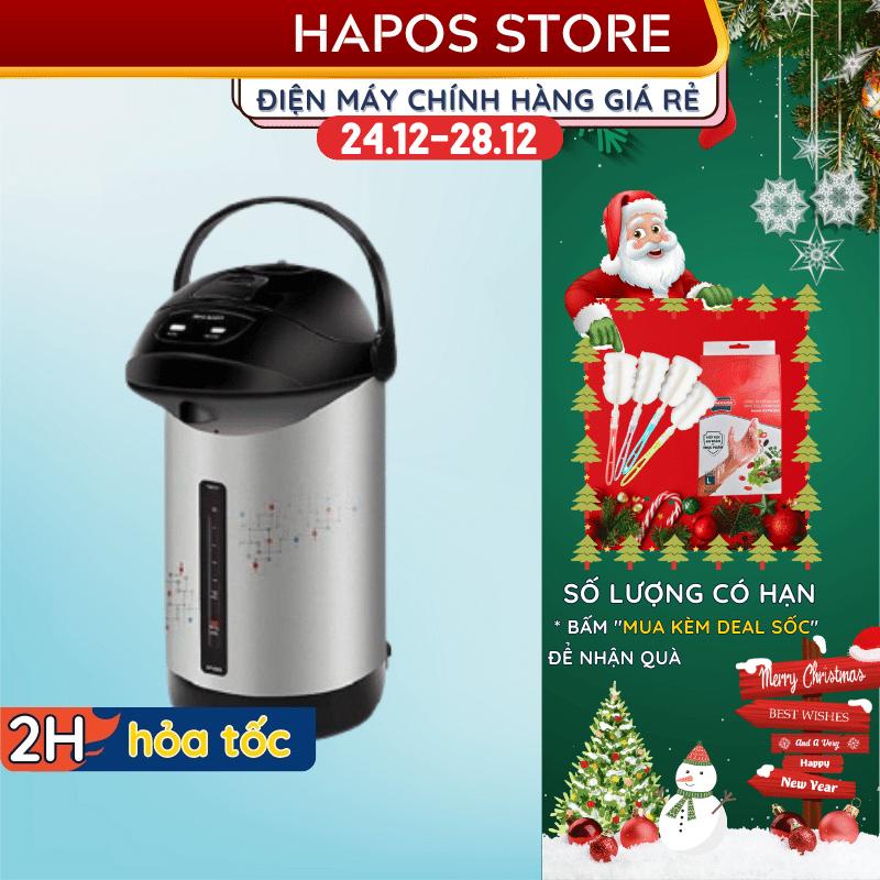 Bình thủy điện 4.8 Lít Sharp Chính hãng, Sản xuất Thái Lan, đun nước nóng nhanh, giữ ấm KP-B28SV-SC/OC - HAPOS OFFICIAL