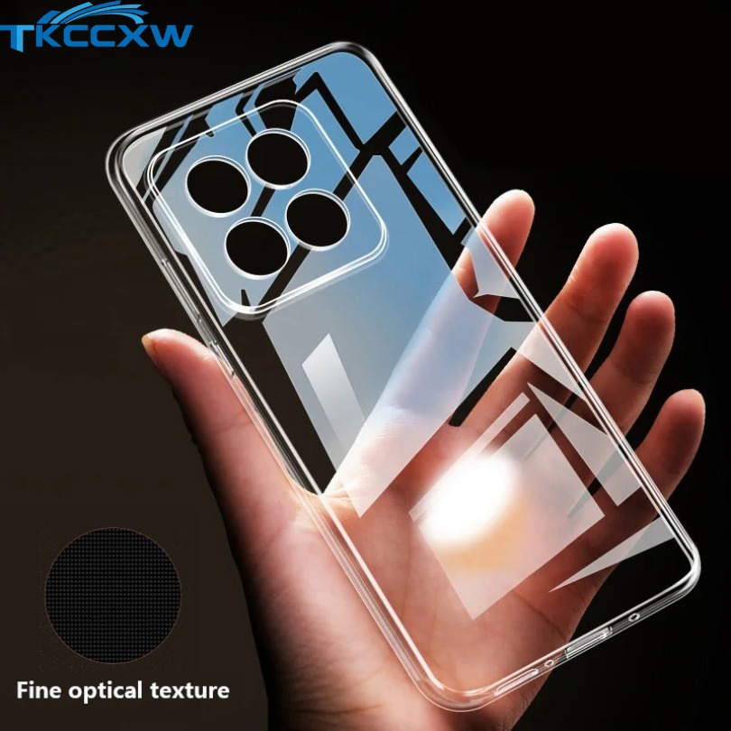 Ốp Điện Thoại TPU Dẻo Trong Suốt Thiết Kế Đơn Giản Cho Redmi K70 K60 Pro K70E K60E K60 Ultra 13C 12C