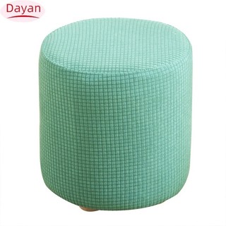 2024! Vỏ Ghế Tròn Màu Trơn Co Giãn Thay Thế Đồ Nội Thất Bảo Vệ Ghế Tròn Sofa Bao