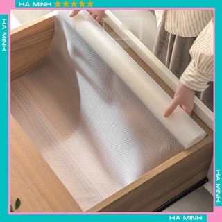 Tấm Lót Ngăn Kéo Tủ Lạnh, Tủ Bếp Chống Thấm Dễ Dàng Lau Rửa Đa Năng