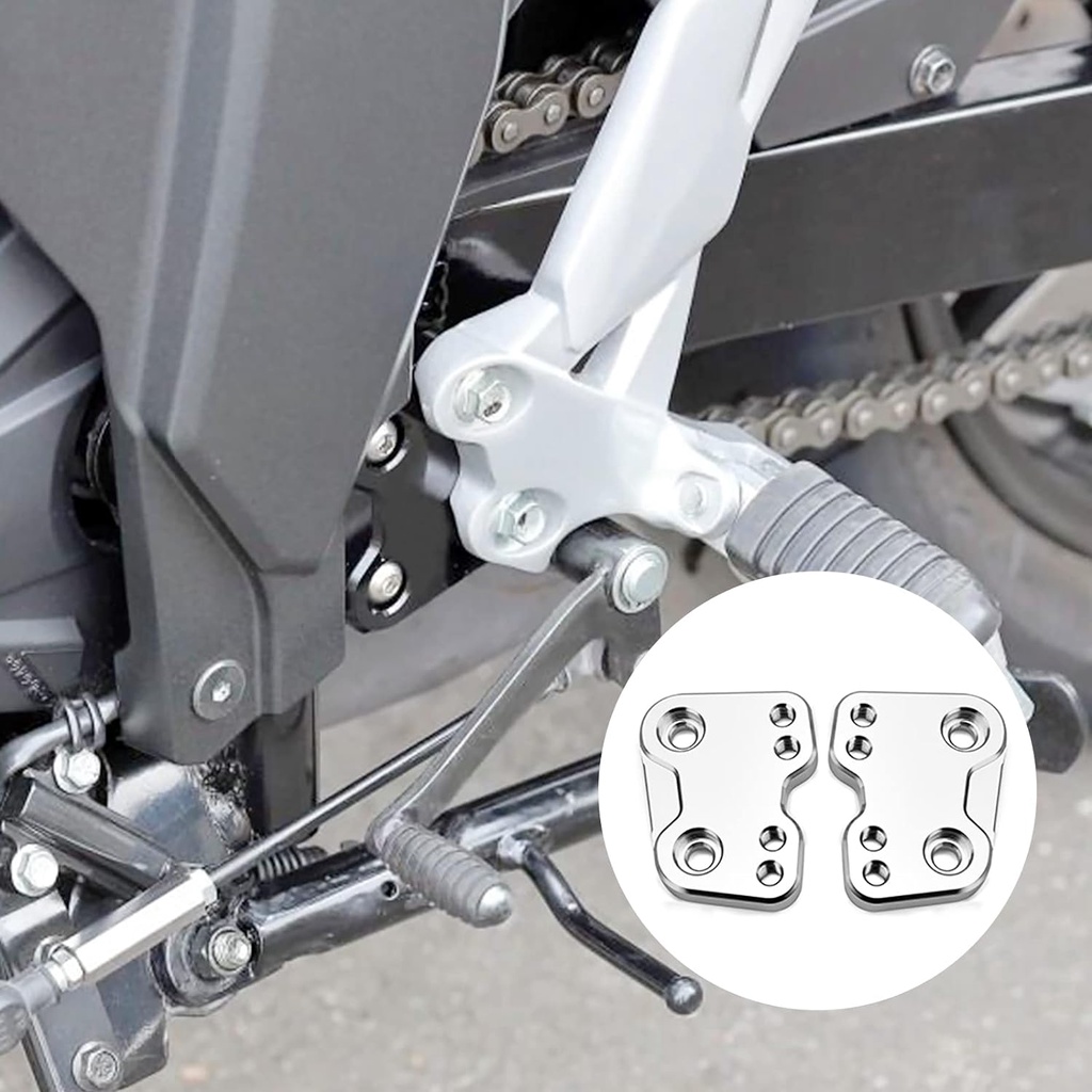 LEDISHUN Phụ Kiện Xe Máy Chân Trước Chốt Chân Để Chân Có Thể Điều Chỉnh Phía Sau Tương Thích Với Suz