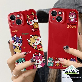 ốp lưng cho iPhone Con Rồng đón Tết Ốp Điện Thoại TPU Mềm Chống Sốc Cho iPhone 14 XR 13 11 12 Pro Max 8 7 6 6S Plus X Xs Max Se 2020 13 12 11