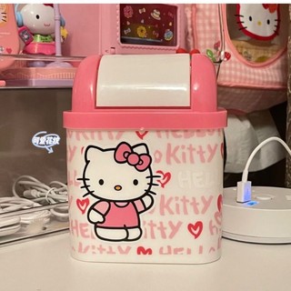 Thùng Rác Để Bàn Hình Hello Kitty Sanrio Dễ Thương