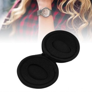 Bamaxis Xem trường hợp du lịch Case Single Hộp tổ chức với 1 khe phù hợp với tất cả các đồng hồ đeo tay & smartwatch lên đến 50mm Trang sức di động cho nam và nữ màu đen