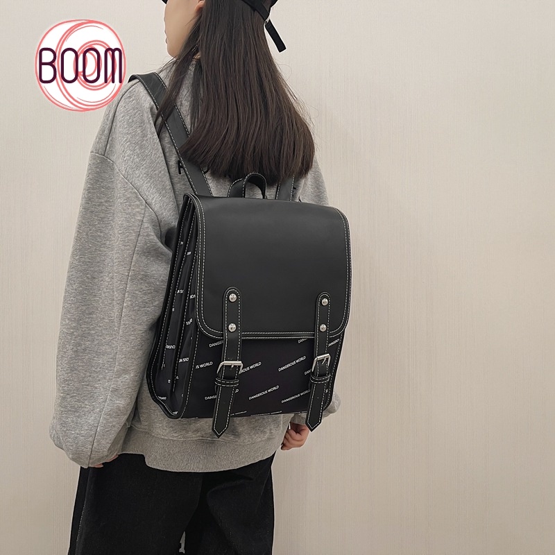 BOOM  Balo cặp đi học 2023 NEW  Chất lượng cao Độc đáo Phong cách fashion L95S5YX 37Z230911