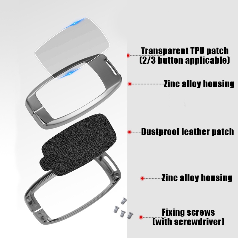 Bao Da Bảo Vệ Chìa Khóa Xe Hơi kia cerato k3 rondo rio soluto Selentos forte Bằng Kim Loại Ốp